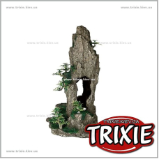 Грот для рыбок TRIXIE - Скала с пещерой с растениями, 23,5 см Грот для рыбок TRIXIE - Скала с пещерой с растениями, 23,5 см