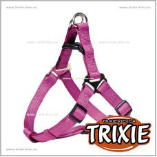 Шлея с подкладкой для собак TRIXIE - Premium (Размер:50–65см/20мм, Цвет:ягодный)