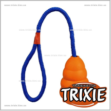 Резиновая груша на веревке для собак TRIXIE