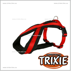 Шлея с подкладкой для собак TRIXIE - Premium(Размер:70-100см/25мм, Цвет: красный)
