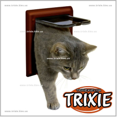 Дверца для котов TRIXIE - Classic (Цвет: бордовый) Дверца для котов TRIXIE - Classic (Цвет: бордовый)