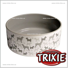 Миска керамическая  для собак TRIXIE (Обьем: 0.6л, Размер: 15,5см)