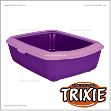 Туалет для котов TRIXIE - Classic (Цвет:фиолет/сирень, Размер:37х15х47см)