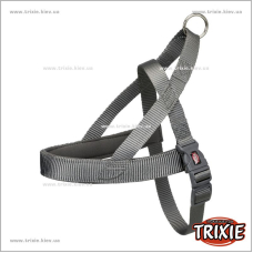 Шлея норвежская Premium-TRIXIE (L: 60–76см/40мм,графит)