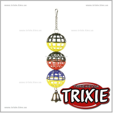 3 пластиковых шарика для птиц TRIXIE