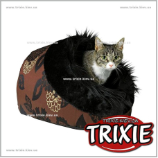 Лежак-пещера  для кошки TRIXIE- Minou, меховая отделка