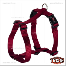 Шлея для собак TRIXIE Premium (Размер: 75–100 см/25мм Цвет: бордо)