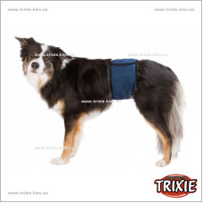 Гигиенический пояс для кобелей TRIXIE (L 55-65см, темно-синий)