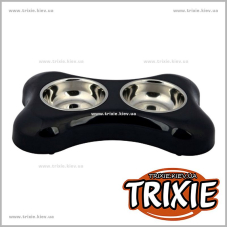 Две миски на подставке для собак TRIXIE