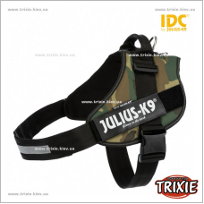 Шлея тренир. д/щенков Julius-K9® IDC-TRIXIE (96–138см/50мм, камуфляж)