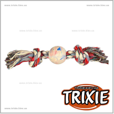 Резиновый мяч на веревке для собак TRIXIE - Denta Fun