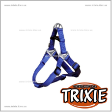 Шлея с подкладкой для собак TRIXIE - Premium (Размер:80-100см/25мм, Цвет:синий)