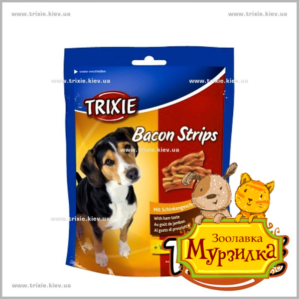 Пластинки со вкусом бекона для собак TRIXIE