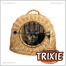Плетеная переноска для кошек TRIXIE (Размер: 50см) Плетеная переноска для кошек TRIXIE (Размер: 50см)