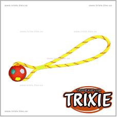 Футбольный мяч на петле для собак TRIXIE (Длина: 6см/38см) Футбольный мяч на петле для собак TRIXIE (Длина: 6см/38см)