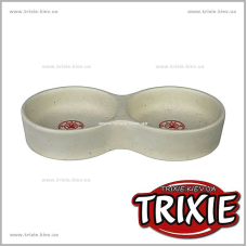 Миска  для кошки TRIXIE - керамическая, двойная