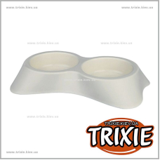 Миска двойная для котов TRIXIE