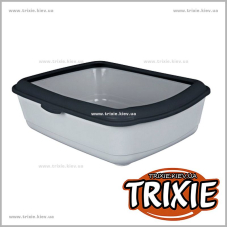 Туалет для котов TRIXIE - Classic (Цвет:серый, Размер:47х37х15см)