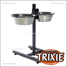 Стойка с мисками для собак TRIXIE (Размер: 2,8л) Стойка с мисками для собак TRIXIE (Размер: 2,8л)