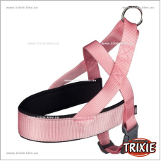 Шлея для собак TRIXIE Premium (Размер: 68–88см/50мм, Цвет: розовый)
