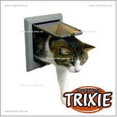 Дверца для котов TRIXIE - Luxe (Цвет: серый) Дверца для котов TRIXIE - Luxe (Цвет: серый)