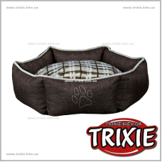 Лежак для собак Trixie - Timber восьмиуголный (Размер: 75х60 см)