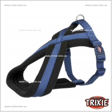 Шлея Premium-TRIXIE (M–L: 50–90см/25мм, индиго)