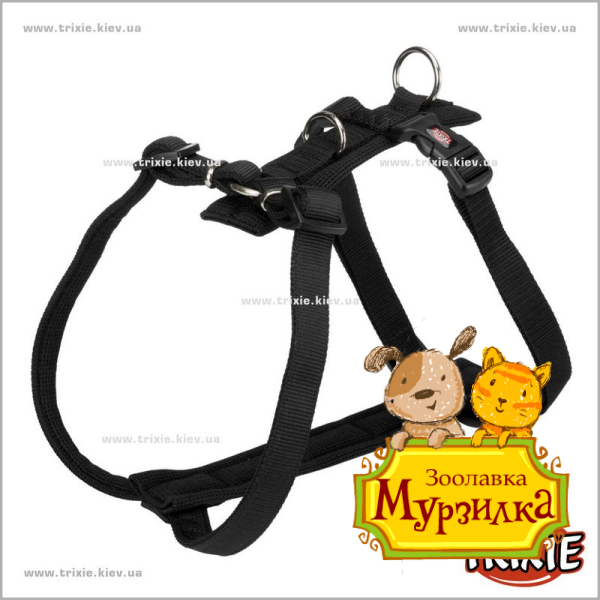 Шлея Comfort Soft-TRIXIE ( L-XL, 75–120см/30мм, чёрный) Шлея Comfort Soft-TRIXIE ( L-XL, 75–120см/30мм, чёрный)