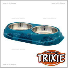 Миска  для кошки TRIXIE - Paris (Размер: 2х0.15л/10см)