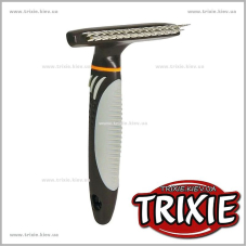Расческа-грабли с переменным зубом TRIXIE (Размер: 10х15см/1,5х2см)