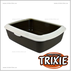 Туалет для котов TRIXIE - Classic (Цвет:коричневый/крем, Размер:47х37х15см)