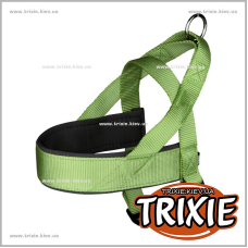Шлея для собак TRIXIE - PremiumComfort (Размер:30–50см/25мм, Цвет:зелёный)