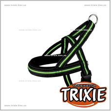 Шлея норвежская для собак TRIXIE - Fusion  (Размер:68–88см/35мм, Цвет:чёрный/зелёный)