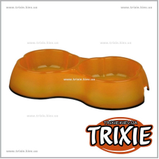 Миска двойная для собак TRIXIE