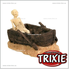 Грот для рыбок TRIXIE - Скелет в лодке Грот для рыбок TRIXIE - Скелет в лодке