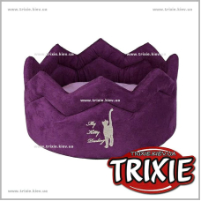 Лежак для кошки TRIXIE - с бортиками Kitty Darling (Цвет: фиолетовый/беж) Лежак для кошки TRIXIE - с бортиками Kitty Darling (Цвет: фиолетовый/беж)