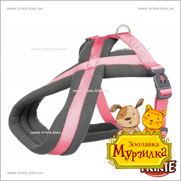 Шлея Premium-TRIXIE ( 70-110 см/25 мм, фламинго) Шлея Premium-TRIXIE ( 70-110 см/25 мм, фламинго)