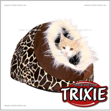 Лежак-пещера  для кошки TRIXIE - Minou (Размер: 41х30х50см, Цвет: жираф)