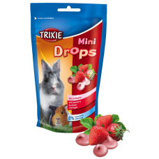 Лакомство для грызунов TRIXIE - Mini Drops (Вкус: клубника)