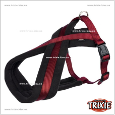Шлея для собак TRIXIE Premium (Размер:50–80 см/25 мм, Цвет: бордо)