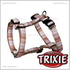 Шлейка нейлоновая для собак TRIXIE - Impression15712, серо-коричневый Шлейка нейлоновая для собак TRIXIE - Impression15712, серо-коричневый