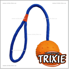 Резиновый мяч на веревке для собак TRIXIE (Длина: 6/30см) Резиновый мяч на веревке для собак TRIXIE (Длина: 6/30см)