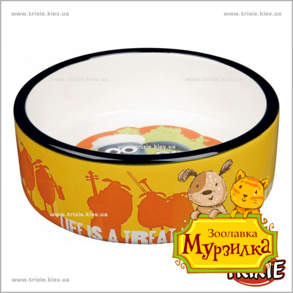 Миска для собак TRIXIE Shaun the Shepp (Размер: 0,3л/12см, Цвет: оранжевый) Миска для собак TRIXIE Shaun the Shepp (Размер: 0,3л/12см, Цвет: оранжевый)