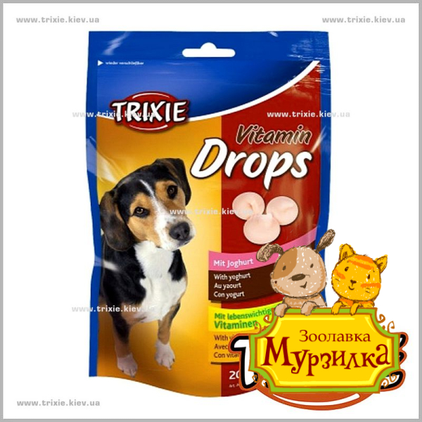 Дропс со вкусом йогурта для собак TRIXIE (Вес: 200гр)