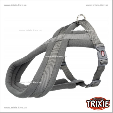 Шлея Premium-TRIXIE (M–L: 50–90см/25мм, графит)