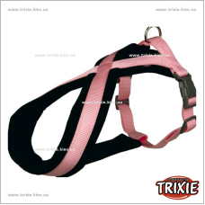 Шлея для собак TRIXIE Premium (Размер: 70–100 см/25 мм, Цвет: розовый)