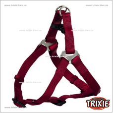 Шлея с подкладкой для собак TRIXIE - Premium (Размер:65–80 см/25мм, Цвет: бордо)