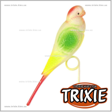 Пластиковый попугай для жёрдочки TRIXIE (Размер: 15см) Пластиковый попугай для жёрдочки TRIXIE (Размер: 15см)