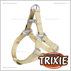Шлея с подкладкой для собак TRIXIE - Premium (Размер:65-80см/25мм, Цвет:беж)