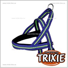 Шлея норвежская для собак TRIXIE - Fusion  (Размер:78–100см/35мм, Цвет:синий/зелёный)